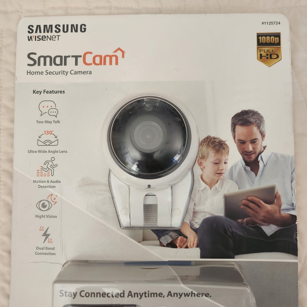 Samsung Wisenet SmartCam 1080p Full HD Home Security Camera SNH-V6431BN NEW